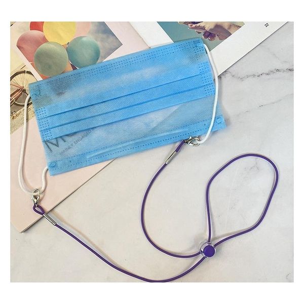 

12 colors anti-loss mask rope extension reusable face mask holder glassses masks lanyard hang on neck string jlllka lajiaoyard