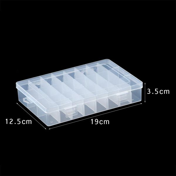 

jhnby регулируемое 24 слоты отсек пластиковые jewelry box для хранения case контейнер для организатора бусы серьги кольца подарочные коробки