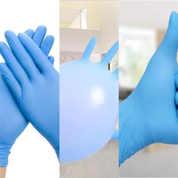 

factoryn8modhl shipping in latex nitrile stock disposable 5 kinds of specifications optional anti-skid anti-acid gloves a gra