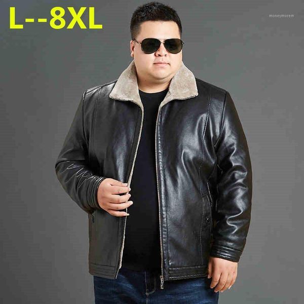 

men's fur & faux plus 8xl 6xl 5xl super warm winter mens coats black/coffee genuine leather jackets men jaqueta de couro mink collar in