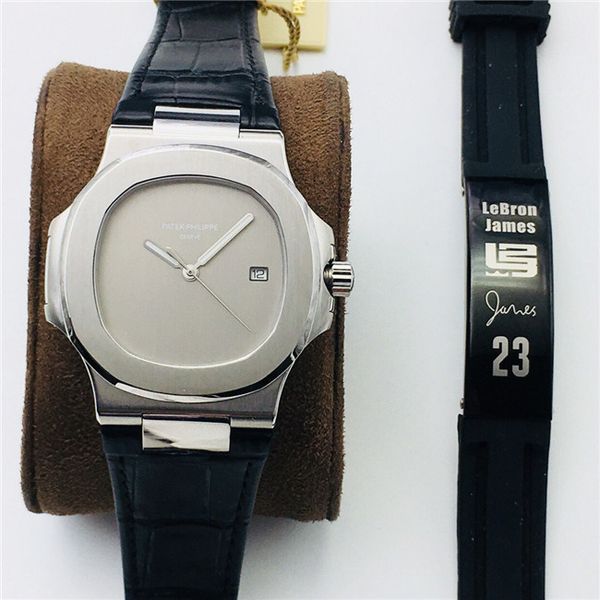 

pffnew product рекомендуется btg. 5713g мужские часы диаметр 40 мм 316l сталь для создания витрина типа 316 сапфировые часы, Slivery;brown