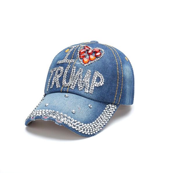 

hat donald trump cowboy hats 2020 election activity bling diamond peaked cap us flags baseball caps