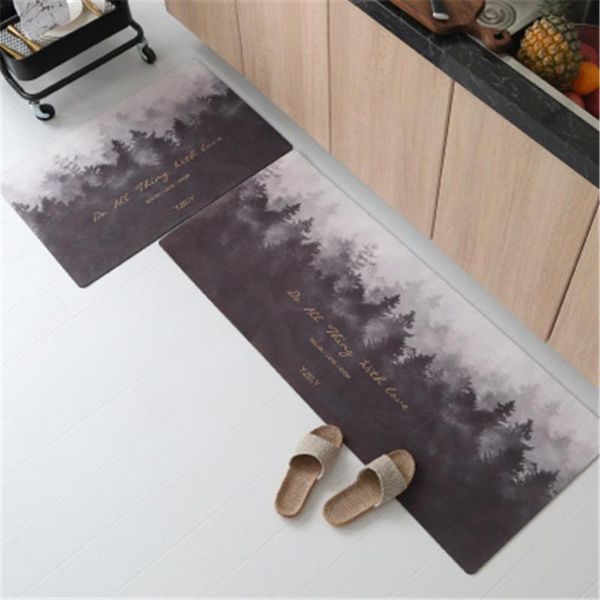

kitchen floor mat is non-slip, non-oil household door mat