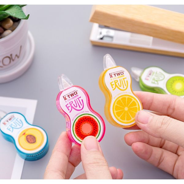 

1 прекрасный каваи фрукты волшебные декоративные коррекции ленты дневник канцелярские товары офис милый школьный подарок инструмент sqcqdc p, Black;red