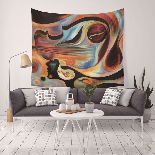 

new arrival 9 styles character image home decor tapestries beach towel camping blanket bedsheet table-cloth with led