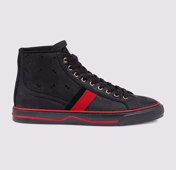 

classics quality men women shoes espadrilles sneakers printing walk sneaker embroidery canvas high platform shoes 91, Black