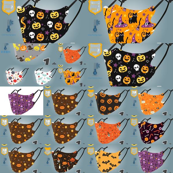 

wvq1g cstyles masks digital halloween printing dustproof face mask washable cartoon decorative party skull