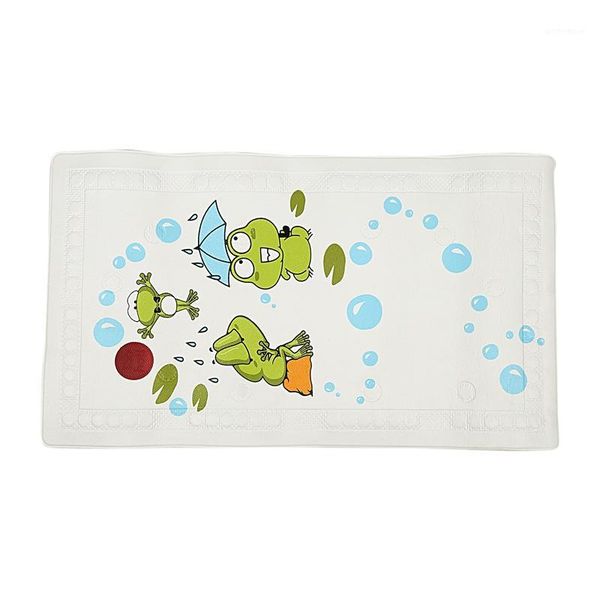 

frog heat sensitive pvc anti slip baby kids bath mat colour change water temperature1