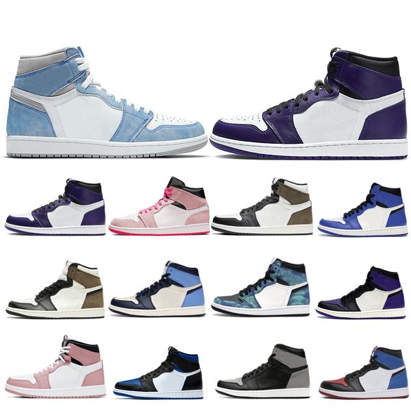 

designer 1s man's basketball shoes man green unc dark mocha obsidian tie court purple toe university blue what the game royal one