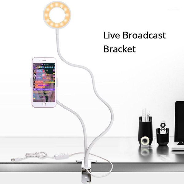 

led selfie ring light with cell phone holder p studio selfie ring light for live stream makeup camera lamp phone clip holder1