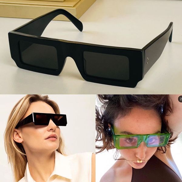 

2022 new summer sunglasses for men women 40480 style anti-ultraviolet retro plate full frame fashion party club glasses travel glasses rando, White;black