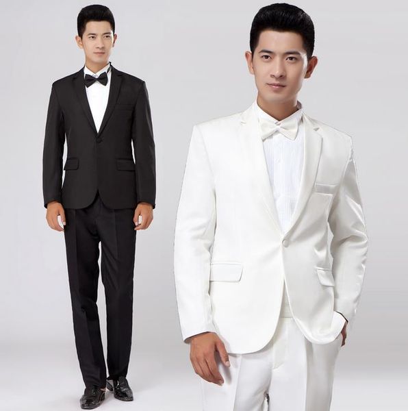 

black white mens suit 2020 new arrival men slim fit suits mens wedding groom latest coat pant designs men suit + pant + tie, White;black
