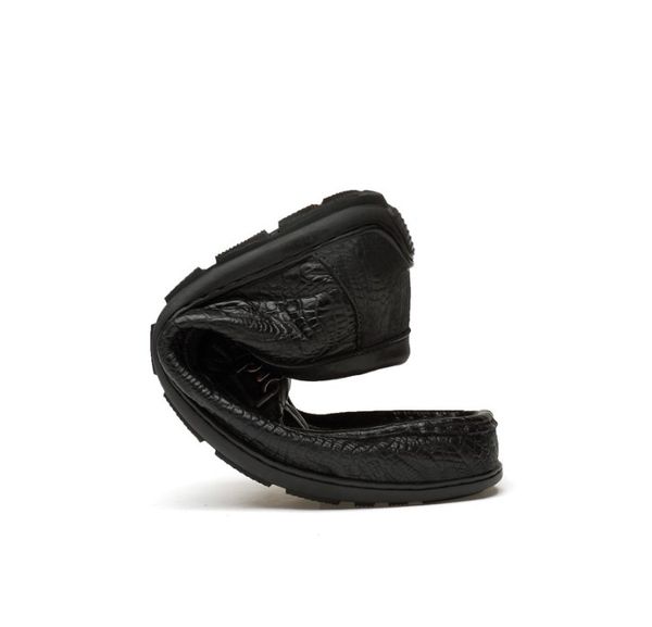 

men handmade business shoes genuine leather 2021 men loafers slip on fashion shoes men moccasins flats zapatos de hombre, Black