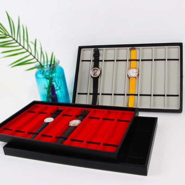 

necklace bracelet watch band jewelry display organizer tray holder, Pink;blue