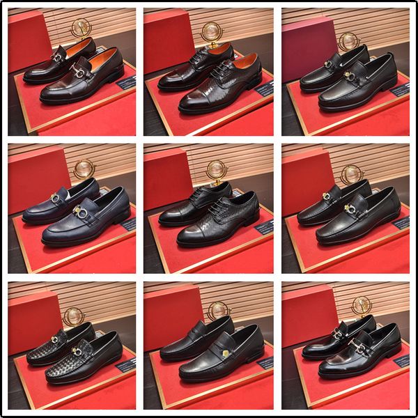 

new men's genuine leather shoes business dress men casual shoes leather apartments wedge platform, Black