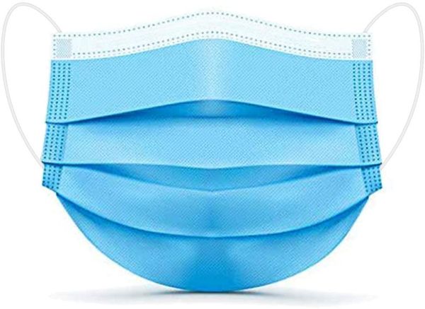 

disposable face masks protective nose & mouth coverings with 3-layer safety shield elastic ear loops for kids