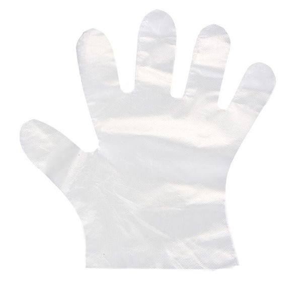 

100pcs/bag, pe grade 0.4g) food thin polyethylene transparent plastic catering beauty thickened disposable gloves