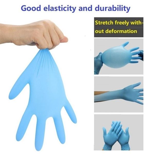 

gloves original 100pcs disposable latex /work/rubber/garden universal kitchen/dishwashing/ isolating flu