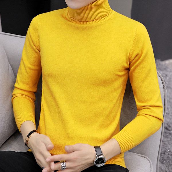 

mens solid color sweater designer pullover slim bottom sweater male winter fashion long sleeves, White;black