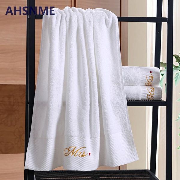 

ahsnme супер роскошь увеличение белое 100 хлопковое полотенце 80x160 см вес 800 г вышивка может быть настроен настроен на шаблон логотипа h