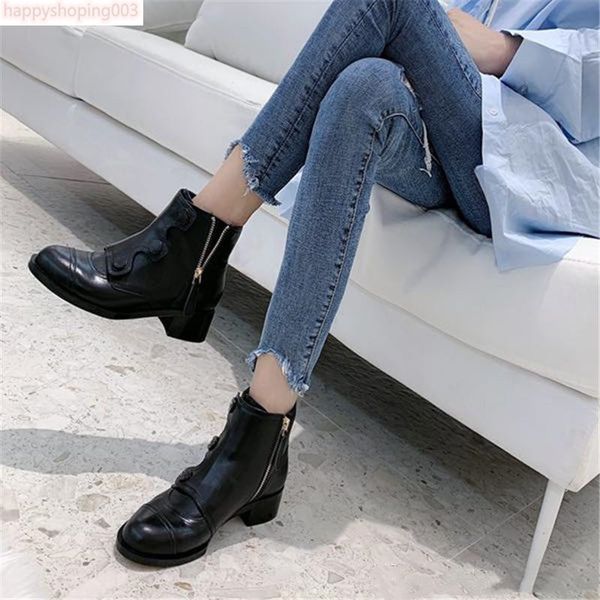 

2020 новых женщин brand fashion luxury дизайнерские женские ботинки женщин сапоги superstar ботинки высокого качества кожаные сапоги, Black