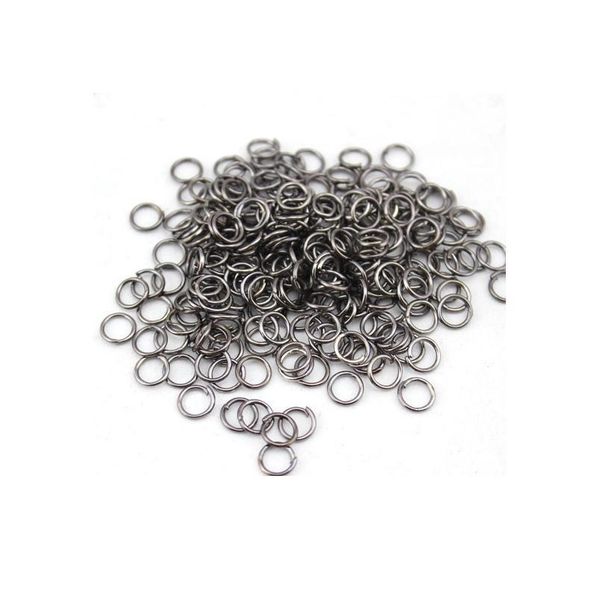 

200pcs diy jewelry findings open single loops jump rings & split ring for jewelry making open jump rings connectors w qyliax