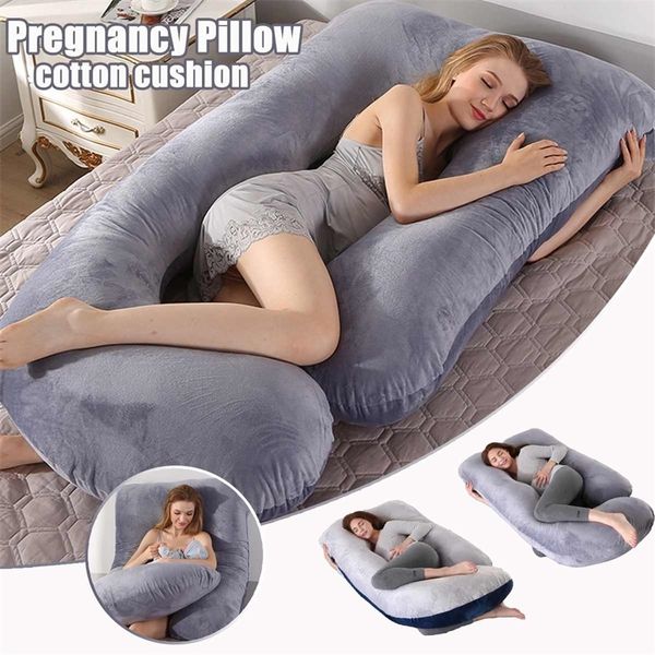 

upgraded pregnancy pillow full filling cotton pregnant pillow cushion long g shape maternity plillow for pregnant women sleeping 201211