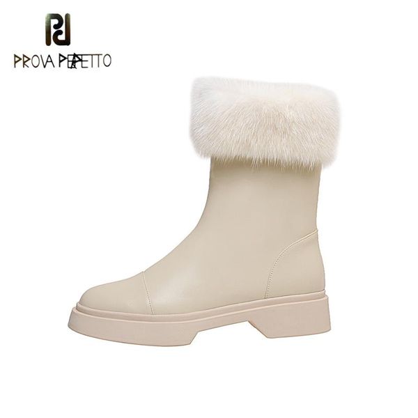 

boots autumn winter snow women's casual flat-bottomed keep warm white black genuine leather short ankle mid-tube