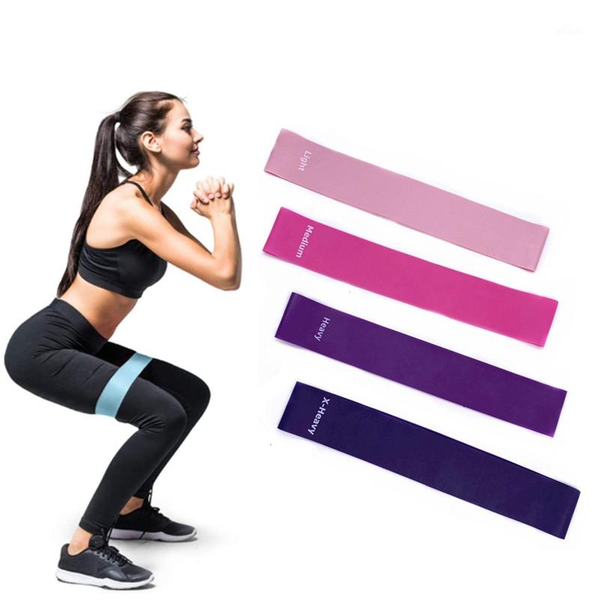 

resistance bands loop latex elastic workout yoga for booty hip home gym crossfit pilates fitness strength flexibility training1