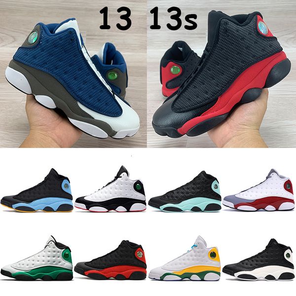 

13 jumpman lucky basketball shoes green 13s mens sneakers court purple cap and gown chris paul away playoff flint black cat bred trainers