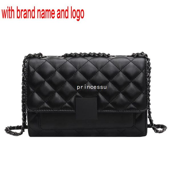 

qui sewing winter bag black shoulder inclined small handbag 2020 new style restoring ancient ways joker contracted single shoulder qynf y664