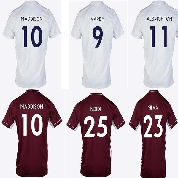 

2020 2021 leicester tswy футбол джерси vardy 20 21 футбол джерси 2020 фанаты ricardo ndidi maddison maillot униформа мужская футболка, Black;yellow