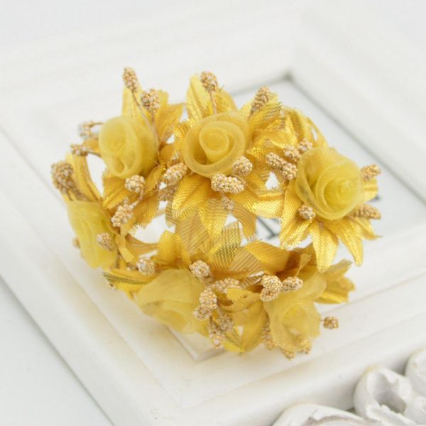 

6 шт. шелковый ручной работы искусственный розницу вишневые букеты свадебные украшения цветочная вечеринка поставляет diy гирлянда подарки п