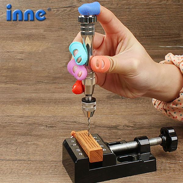 

inne 5pcs/lot multifunctional silicone thimbles hollowed out breathable protective finger sleeve diy crafts sewing accessories, Black