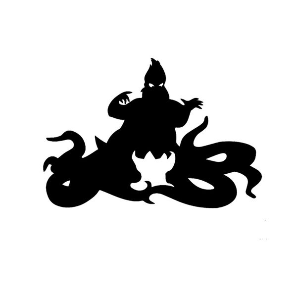 

14.7*10.1 interesting halloween scary ghost face vinyl car sticker silhouette bumper window c16-2366