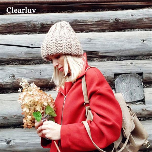

beanie женские зимние вязаные ушные шапки теплые толстые мягкие лыжная шапка леди капота черенок шапочки коренастый вязаный ребра шляпы груб, Blue;gray