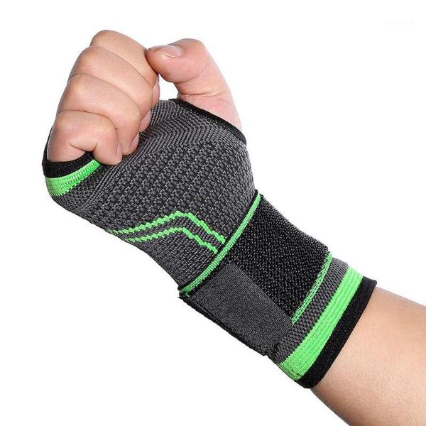

wrist support palm weaving pressurized high elastic bandage fitness yoga gym pad protector sports safety1, Black;red