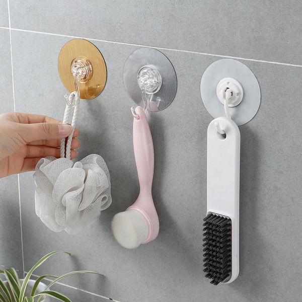 

hooks & rails rotating hook 360 degree household oil mildew proof non-perforated kitchen seamless hanging rack for bathroom