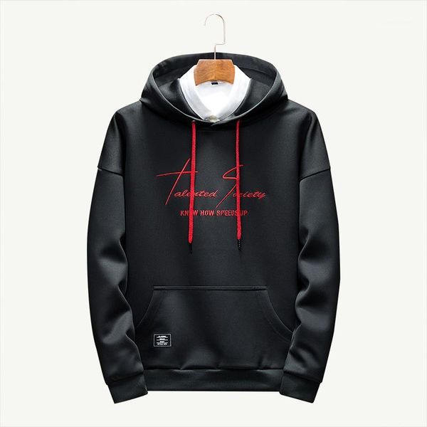 

hoodies men's clothes spring autumn winter sweatshirts men hip hop streetwear man hoody fashion print letter clothing 20201, Black