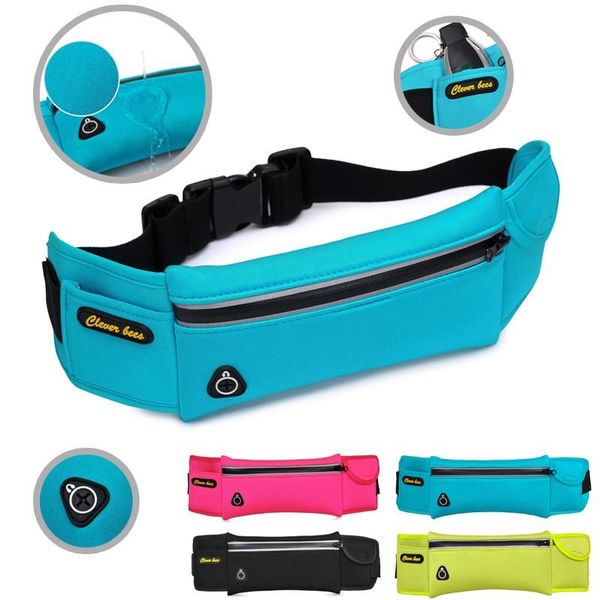 

running pockets outfit fitness invisible mobile phone bag outdoor sports bag mobile phone zipper pouch packs belt purse