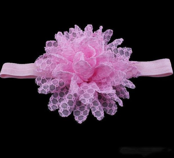 

gbc4bands baby new colors europe head fashion 14 lace flowers infant headband kids elastic headwear children hair access