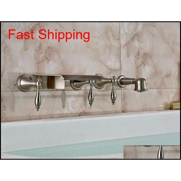 

new wall mounted bathroom waterfall tub faucet hand shower spr jllypo trustbde