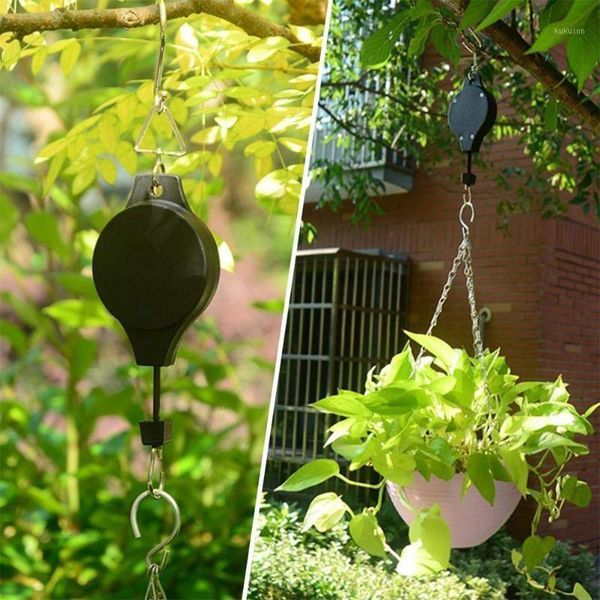 

retractable plant pulley adjustable plant hanger hanging flower hook multi-purpose hook for flower pot bird cage lantern hanging1