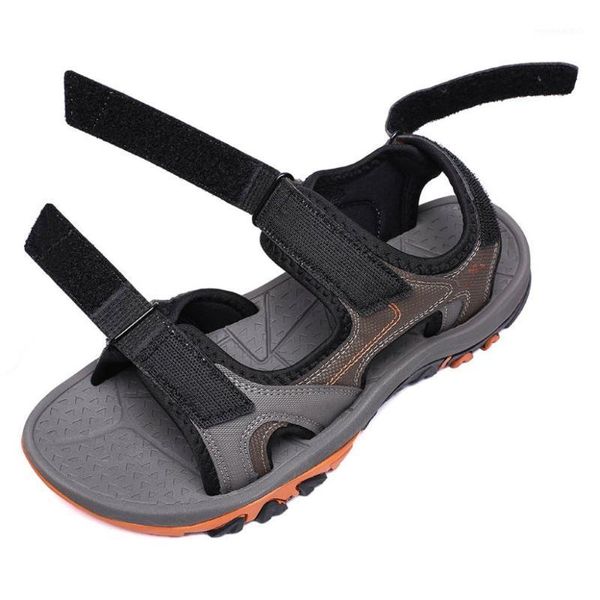 

summer men sandals breathable outdoor beach sandals casual fashion flats shoes comfortable men casual shoes pantuflas slippers1, Black