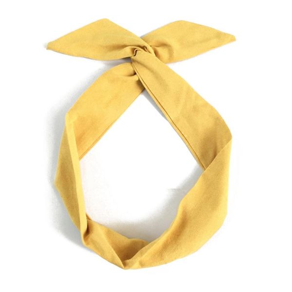 

fashion print women headband rabbit ears knotted elastic hair bands cross turban head wrap sweet cute girls hair accessories q bbyatm