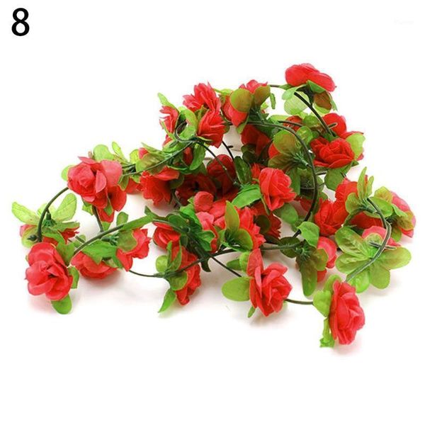 

wedding party garden home decor fake flower garland artificial rose blossom vine artificial flowers bouquet diy decoration1