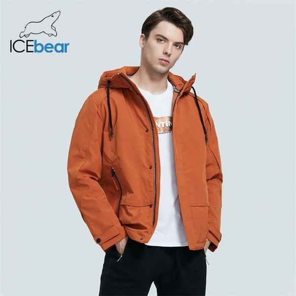 

icebear 2020 new men's autumn jacket high-quality men's coat casual brand men's clothing lj201215, Black