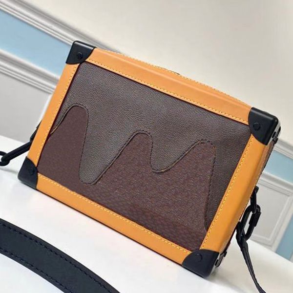 

5a mini soft trunk luxurys designers bags classic satchel crossbody bag clutch boxs case chain handbag purse evening fashion brick shoulder