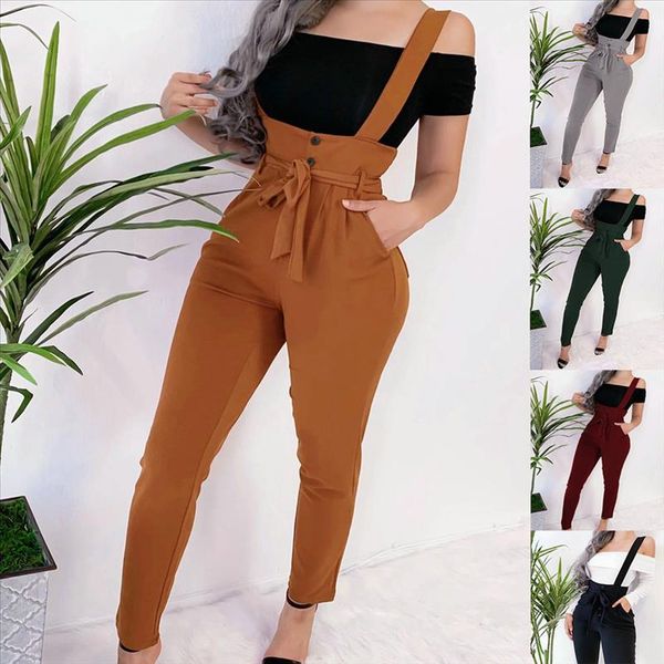

women black long pants autumn winter streetwear buttons pockets decor high waist pencil pants ladies girdle slim hip sling, Black;white