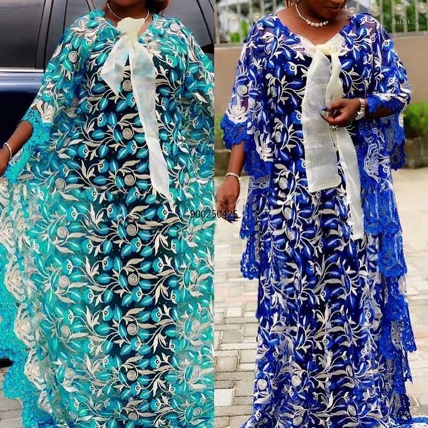 

bust 150 cm cord net lace new african women's clothing dashiki fashion water soluble lace bat dress1, Red